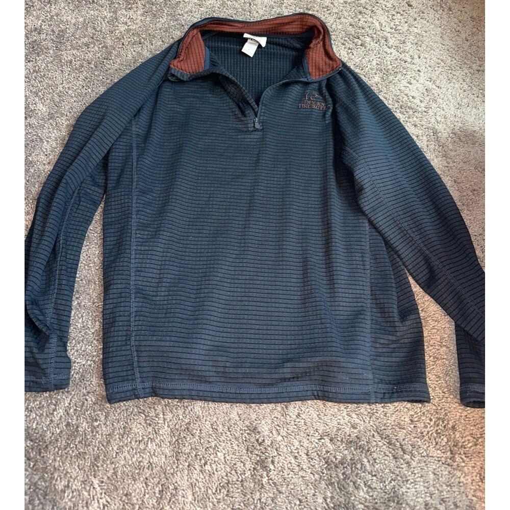 Ducks unlimited mens navy zip up